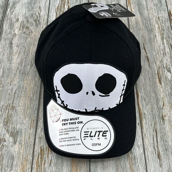 Men’s Nightmare Before Christmas Jack Skellington Baseball Cap Hat - Picture 1 of 7